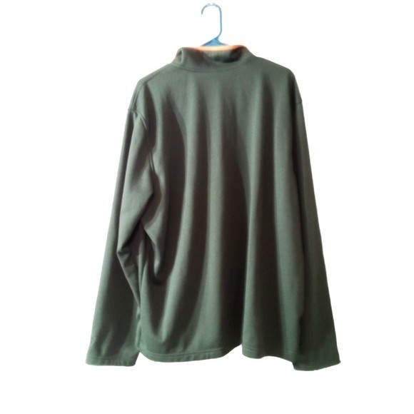Men's Starter 1\4 Zip Green And Orange Size XL 46/48 Pullover Sweatshirt... - Picture 4 of 16
